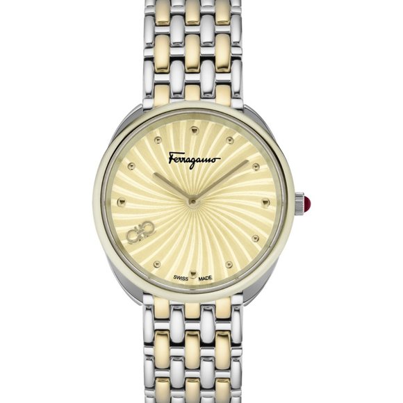 Salvatore Ferragamo Womens Gold Watch - Picture 1 of 4